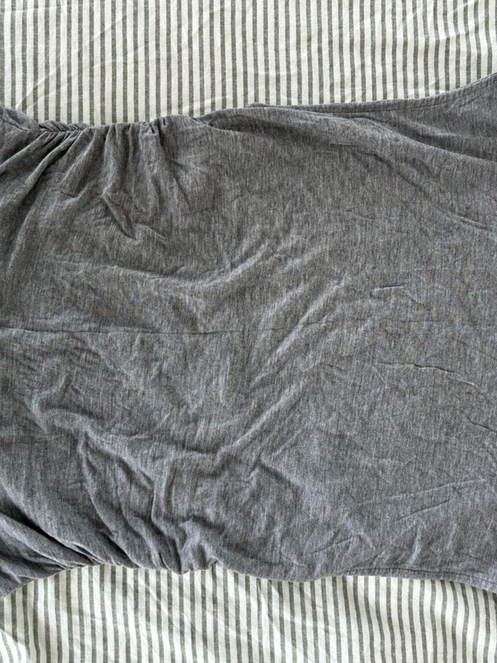 H&M Light Gray Ruched-Back Tank Top - Picture 3 of 5